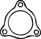 RENAULT 82408611 Gasket, exhaust pipe